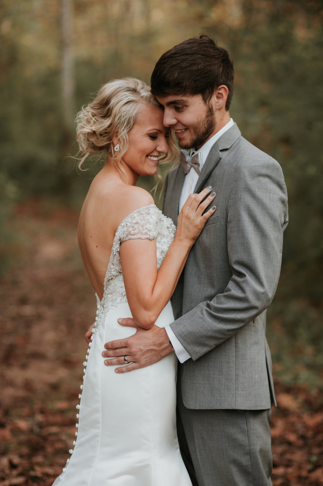 Lakeside ceremony setup